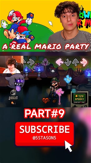 Friday Night Funkin’ VS SMW Power Star Melody (PART 9) #shorts #fnfmod #fridaynightfunkin #stason