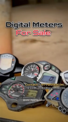 All type Digital Speedometers Available For sale at 6 month warrenty #meter #ns200 #ktm #yamaha #r15