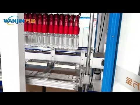 Fully Automatic Carton Packing System: Unpacking, packing and sealing machine
