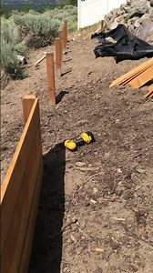 Building a garden box (8) retaining wall fence