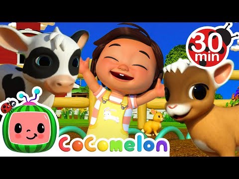 Nina's Farm Animal Dance | CoComelon JJ's Animal Time | Animal Songs for Kids