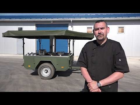 Mobile civil and military kitchens: N series 250 (Mobile field kitchen, Feldküche, Sahra Mutfak)