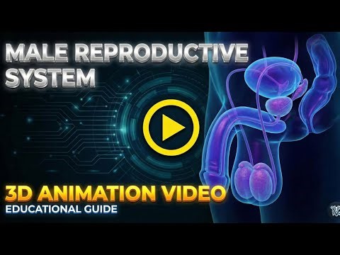 Male Reproductive System 3D Animation Video Explained | Sperm Production & Hormones (Full Anatomy)
