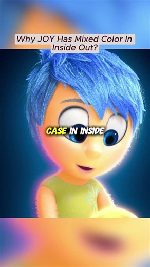 Why JOY Has Mixed Color In Inside Out?