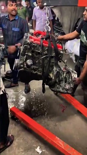 Car Engine Removing Process | Step-by-Step Workshop How to Remove Car Engine |Full Disassembly Guide