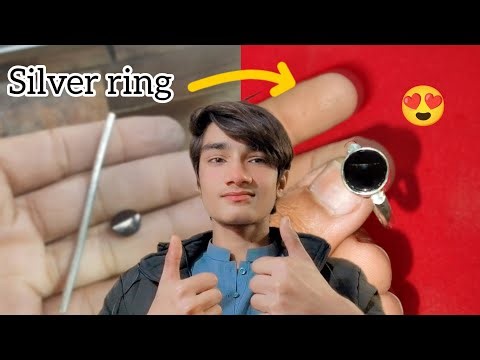 Wow to make silver ring l New design silver l making silver ring video l 🎉🎁💗