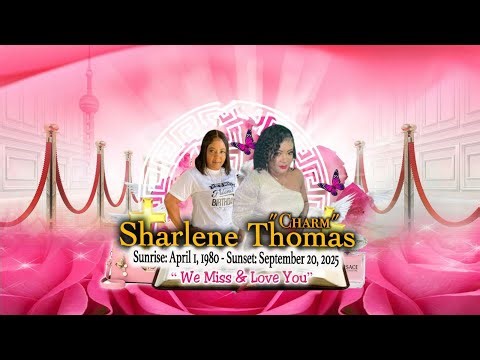 In Loving Memory: Charm AKA Sharlene Thomas funeral service