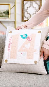 Create delightful decor with Kimberbell Save the Date Pillow Panels!😍 Interchangeable panels celebrate 10 favorite holidays, from New Year’s Day to Hanukkah and more. Stitch your panel in 5×7 (or larger) machine embroidery hoops, attach to an 18 x 18” pillow, then easily switch for the next holiday season! 🧡 | Kimberbell Designs