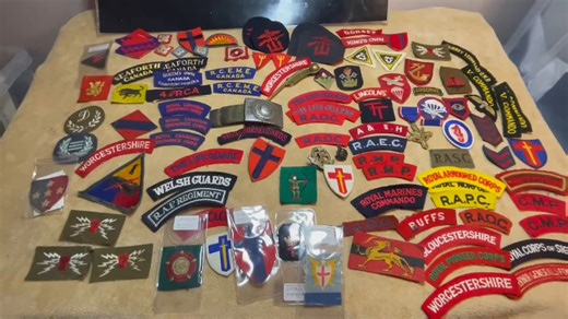 A nice selection of British and US Cloth badges we have recently had in. We don't get as many cloth badges as we do metal, but we still get a decent selection over time! | The Militaria Shop