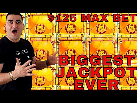 BIGGEST JACKPOT Ever On YouTube For Huff N More Puff - Las Vegas Mega Jackpots