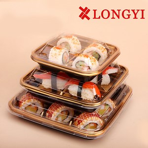 [Hot Item] Multi-Size Disposable Sushi Box Compartmentalized Platter Packaging Box