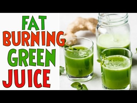 FAT BURNING GREEN JUICE RECIPE FOR WEIGHT LOSS | Detox Juice | Juice Cleanse
