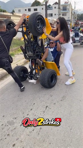 Banshee Wheelie Gone Wrong! 🤯 #yamaha #offroad #powersports