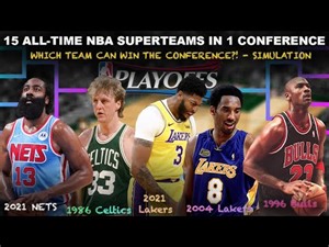 I Put the 15 GREATEST NBA Teams ever Assembled into 1 Conference for a Season - NBA2K Simulation