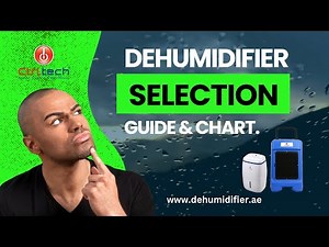 Dehumidifier Selection Guide. | Dehumidifier Capacity selection chart. | Sizing guide.