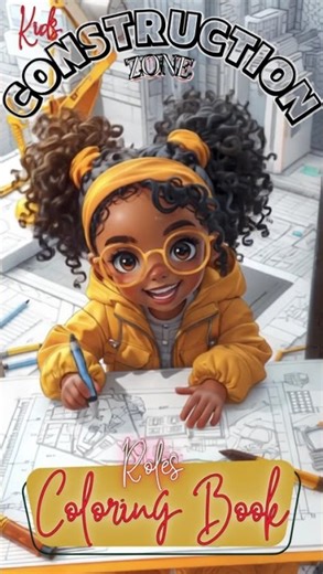Color and Build With Kids Construction Zone Roles Coloring Book 🚧