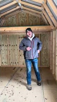 🏡 Check Out This 10×20 Lofted Cabin! Perfect Small Cabin Setup