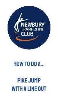 How to do a pike jump with a line out