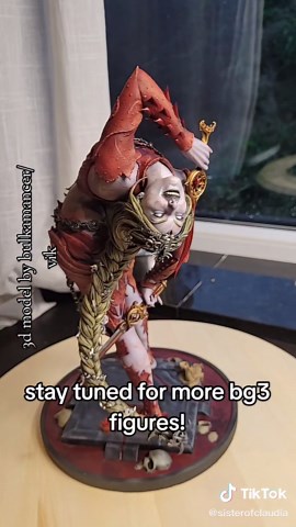 Orin the Red 3D Model from Baldur's Gate 3 Fanart