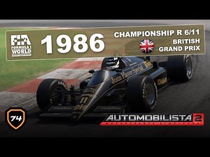 Automobilista 2 | F1 Championship 1986 | Round 6 | British GP | F-Classic Gen 1