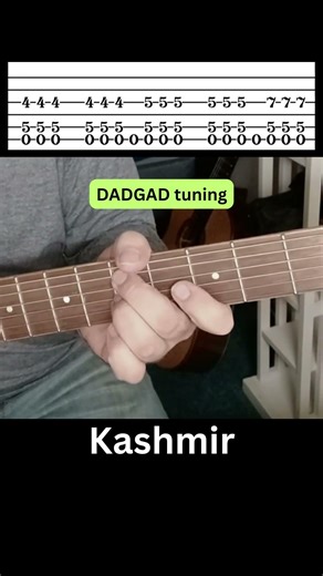 Kashmir Intro Led Zeppelin Guitar Tutorial