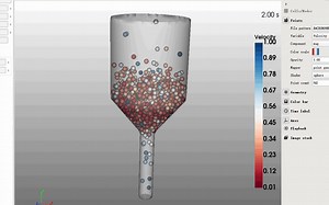 【开源Mfix案例演示】三维DEM料斗