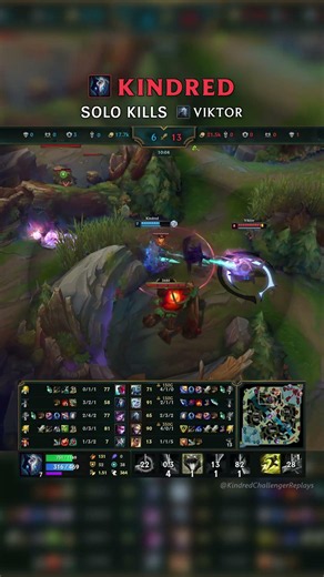 Kindred SOLO KILLS Viktor | VN Challenger Patch 26.20 #shorts