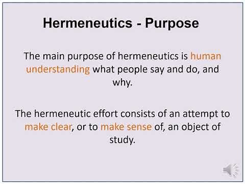 Hermeneutics - Data Analysis Approch in Qualitative Research