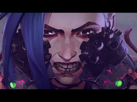 Jinx vs the Firelights: Her First Kill | Arcane Scene