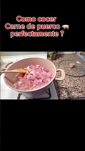 Cómo cocer carne de puerco 🐖 perfectamente? #amiestilo