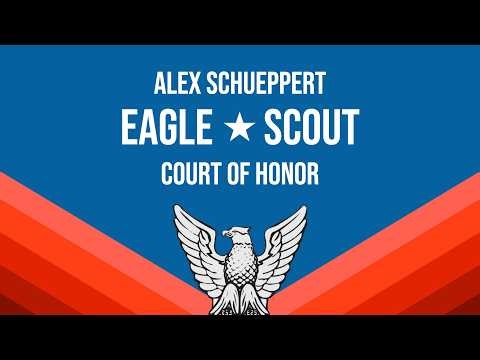 Alex Schueppert's Eagle Scout Court of Honor