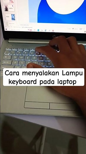 cara menyalakan lampu keyboard laptop