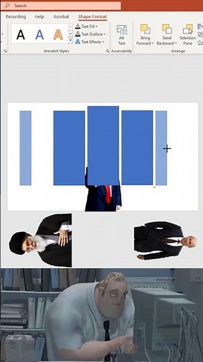 Mind-blowing presentation trick 😱 #powerpoint #office #presentation
