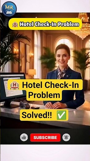 🏨 Hotel Check-In Problem | Simple English Conversation practice for Beginners | Mr English Guide