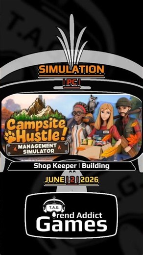 • Campsite Hustle! - Management Simulator • Simulation | Shop Keeper | Building / PC