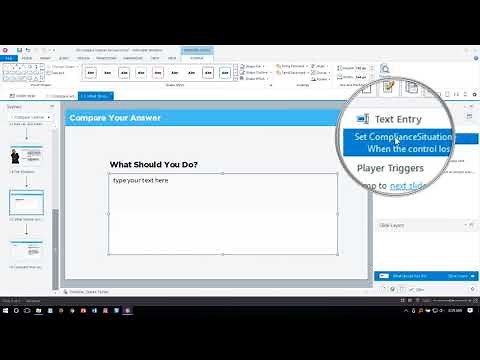 Using Variables to Let Learners Compare Text Answer to an Expert’s in Articulate Storyline 360