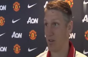 Here is Bastian Schweinsteiger's first interview as a Man United player