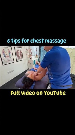 Learn some top tips for female chest massage