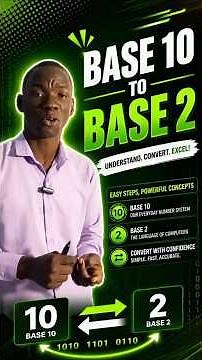 How to Convert Base 10 to Base 2 Easily | Binary Conversion Explained