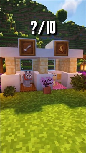 Minecraft Cozy Pet Dog/Cat House Build Tutorial 🐾🏠 | Ultimate Home Design for Your Favorite Mob!