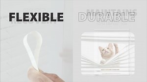 Perfect Lift Window Treatment White Cordless Light Filtering Eco Mini Blinds with 1 in. Slats - 42 in. W x 64 in. L THD1CWT420640