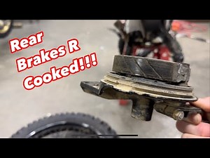 Honda Xr100 Easiest Rear Brake Install