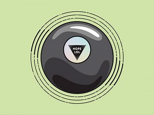 Magic 8 Ball Illustration