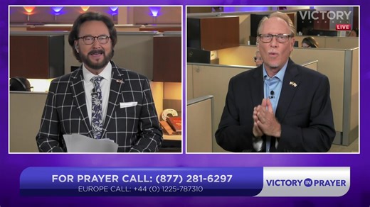The Victory Channel is LIVE with VICTORY in Prayer! 9.8.25 Need Prayer? Our Prayer Ministers are standing by, and we would love to pray with each of you. Please call us at 877-281-6297 (USA). For Prayer in Australia Asia Pacific Call: 61 7 3343 7777 or SMS Text to 61 481 070 434 For Prayer in Canada call: 1-877-480-3388 (6AM-4PM PT, Monday-Friday) For Prayer in Europe call: 44 (0)1225 787310 (9:15am – 16:20pm BST, Monday to Friday) For Prayer in Africa Call/email: 27 11 699 7700 or prayer@kcmza.