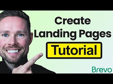 Brevo Landing Page Tutorial - Step by Step