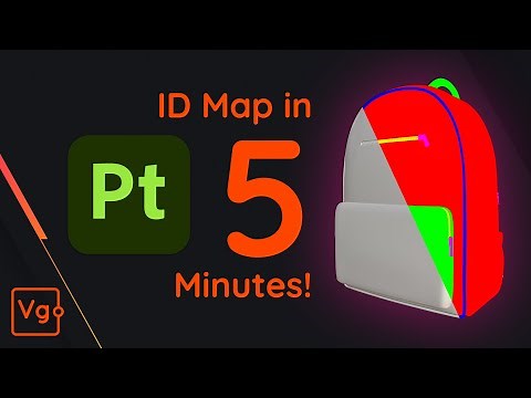 Your ID map in 5 minutes with Substance 3D Painter! (tutorial)