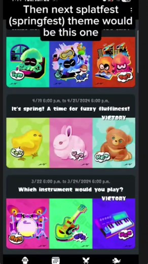 this might be the new springfest theme #splatoon #splatoon3 #nintendo #nintendoswitch2