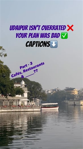 Escape the grey on Instagram: "🌟 Udaipur’s Culinary Gems — from crispy kachoris to lakeside feasts! 🥘 Our epic list is TOO GOOD (and too long!) to cram into one post – but don’t worry!! Comments are wide open! Fill in the blank ‘’Cafés, Restaurants & _____’’ , I will share you the complete list with locations 📍and additional tips. Kachori & Poha Vibes (Breakfast Rush) 1. Paliwal Restaurant — Epic Kachori · ₹20 · ★★★★★ · Tasty & hygienic 2. Open Restaurant — Fluffy Poha · ₹20 · ★★★★☆ · Light A
