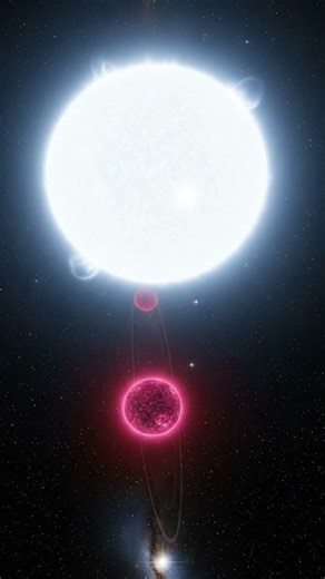 The Smallest Star In Deep Outer Space In Action #space #spaceart #spacemusic
