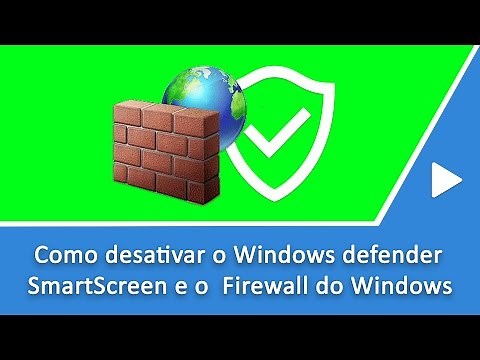 Como desativar o Windows defender, SmartScreen e o Firewall do Windows PERMANENTE!